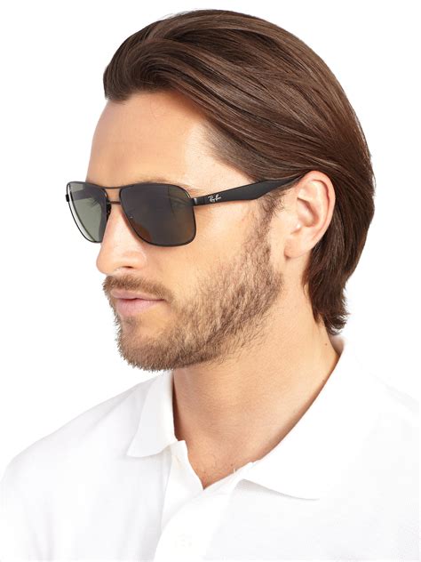 square aviator sunglasses men's.